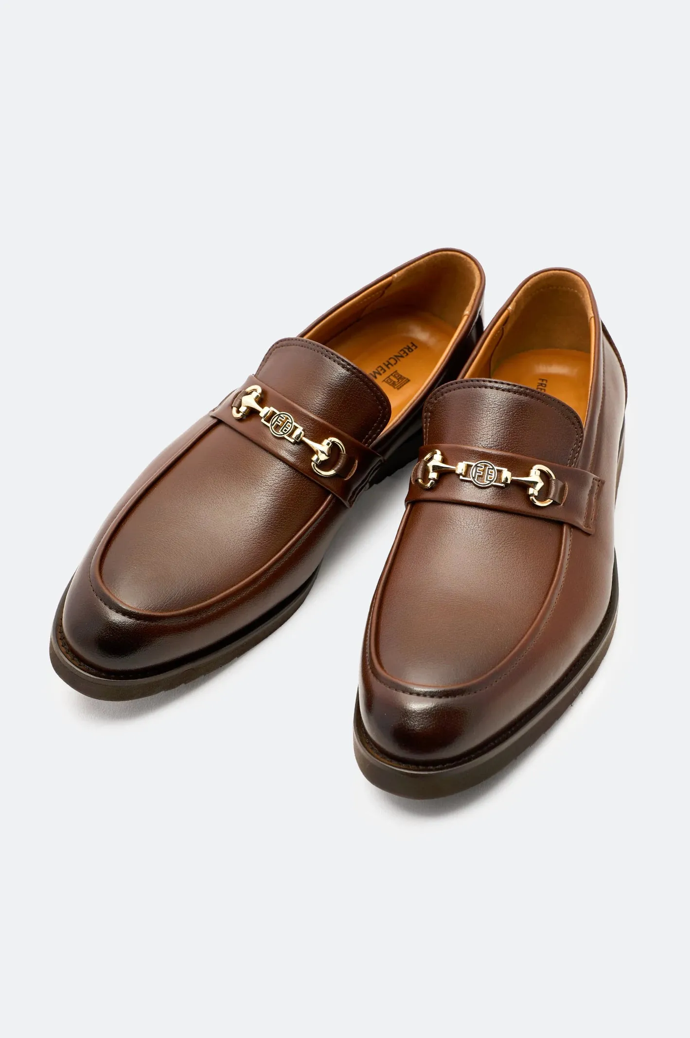 Brown Formal Moccassins Shoes Transit Ready Workday Essential