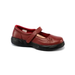 Mt. Emey 9205 Ruby Red - Women's Extreme-Light Mary Jane Shoes Brushed Finish Exact Fit