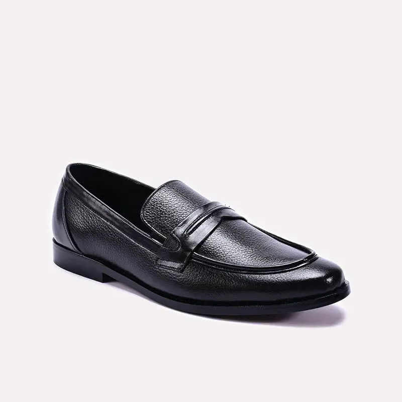 Deep Hue Black Slip On Formal Shoes 0110879
