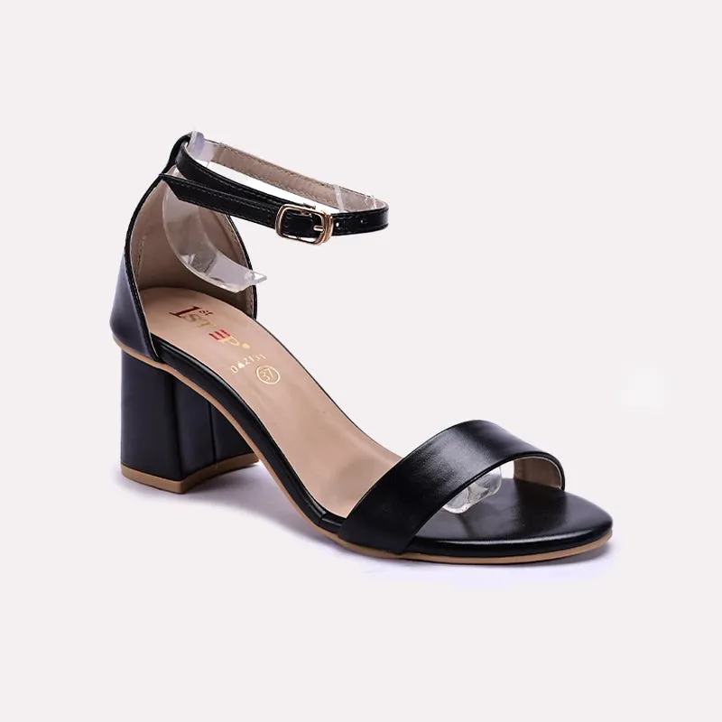 Simple Fit Firm Step Womens Black Casual Sandals 0421314