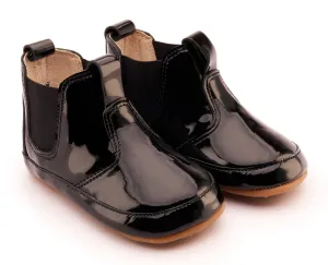 Deep Freeze Old Soles Boy's & Girl's 188R Bambini Local Boots/Dress Shoes - Black Patent / Black