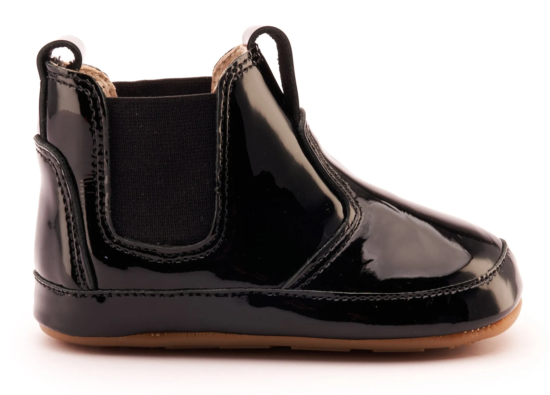 Heat-resistant Old Soles Boy's & Girl's 188R Bambini Local Boots/Dress Shoes - Black Patent / Black