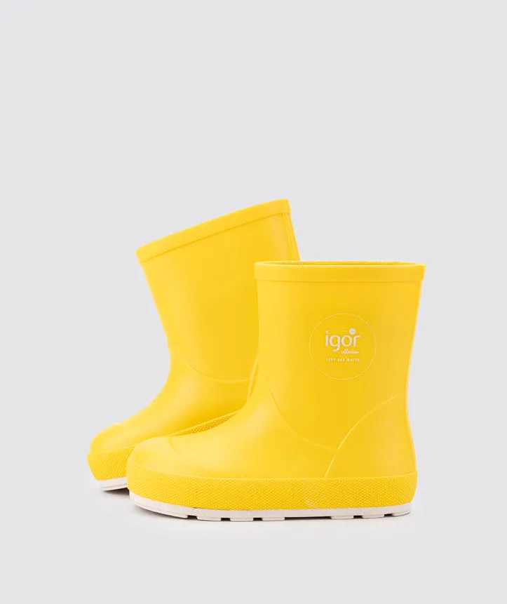 Flexible Design Igor Yogi Nautico Barefoot Rain Boots, Amarillo