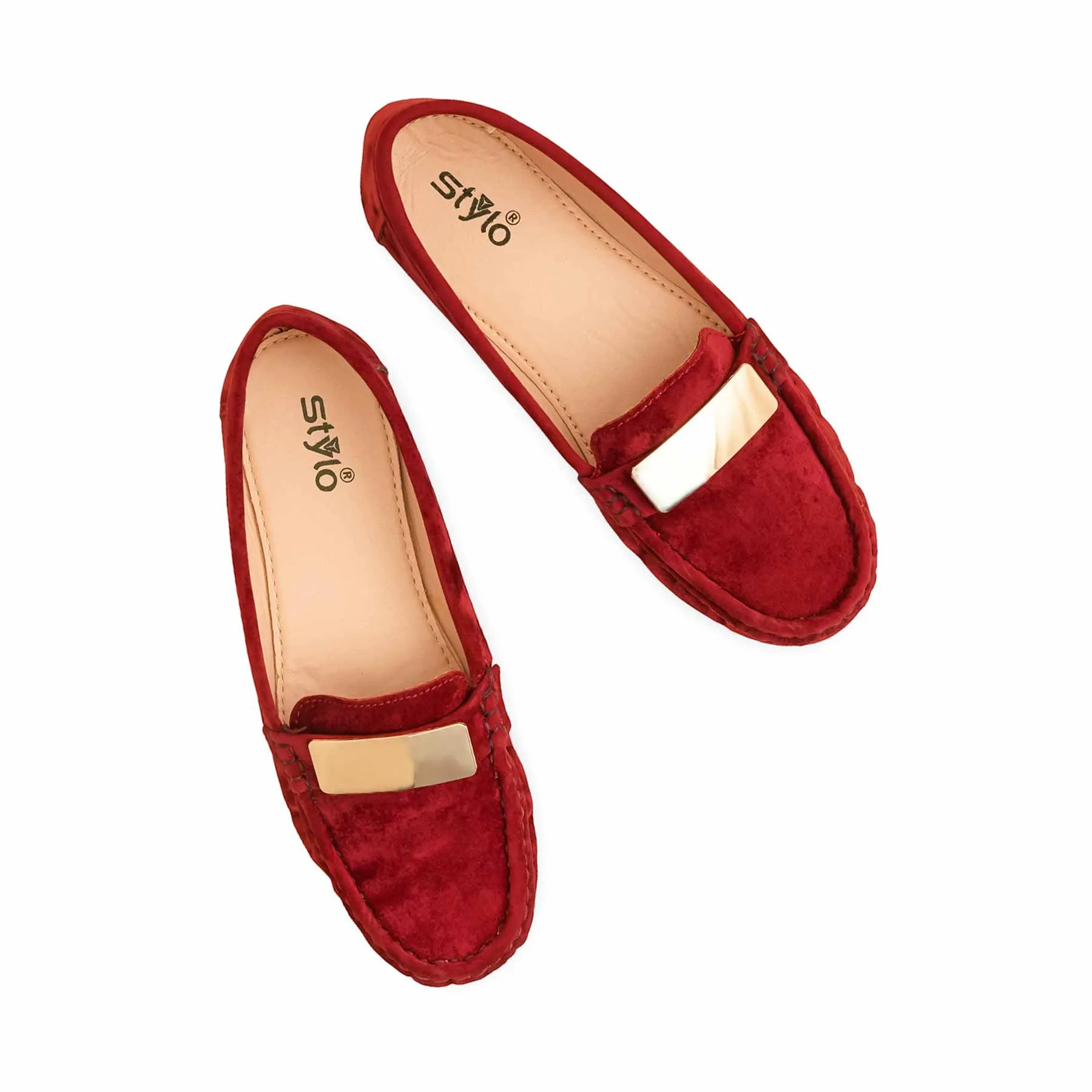 Lake Side Classic Lines Maroon Moccasin WN4509