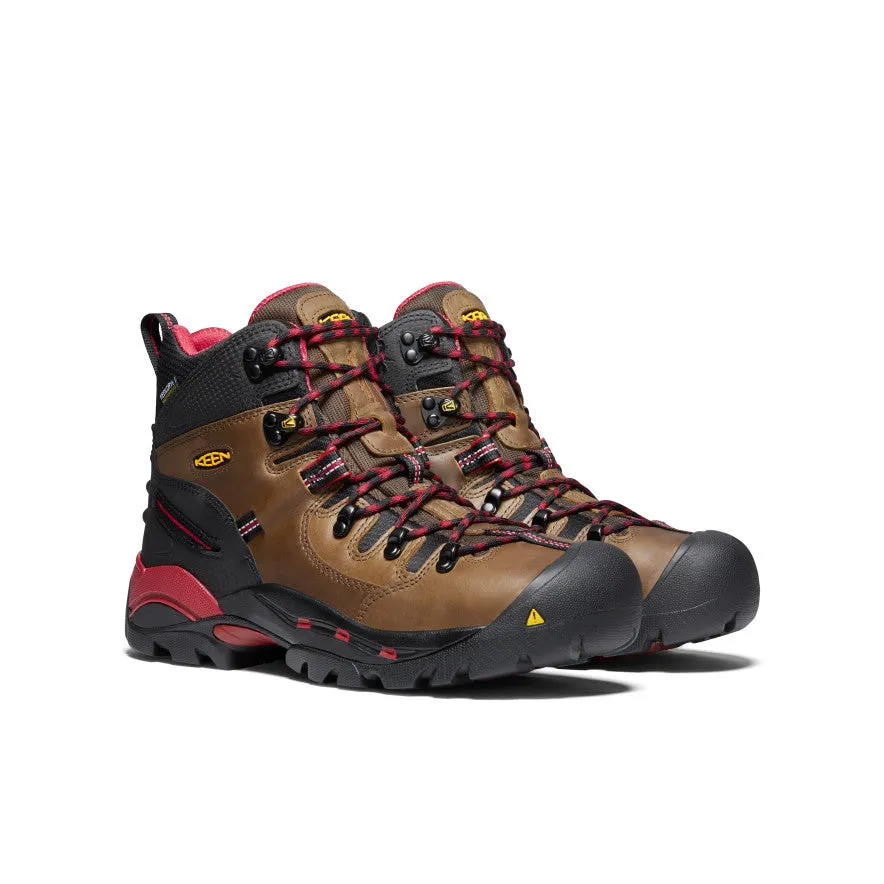 Comfort Zone Men's Pittsburgh 6" Waterproof Boot (Steel Toe)  |  Bison