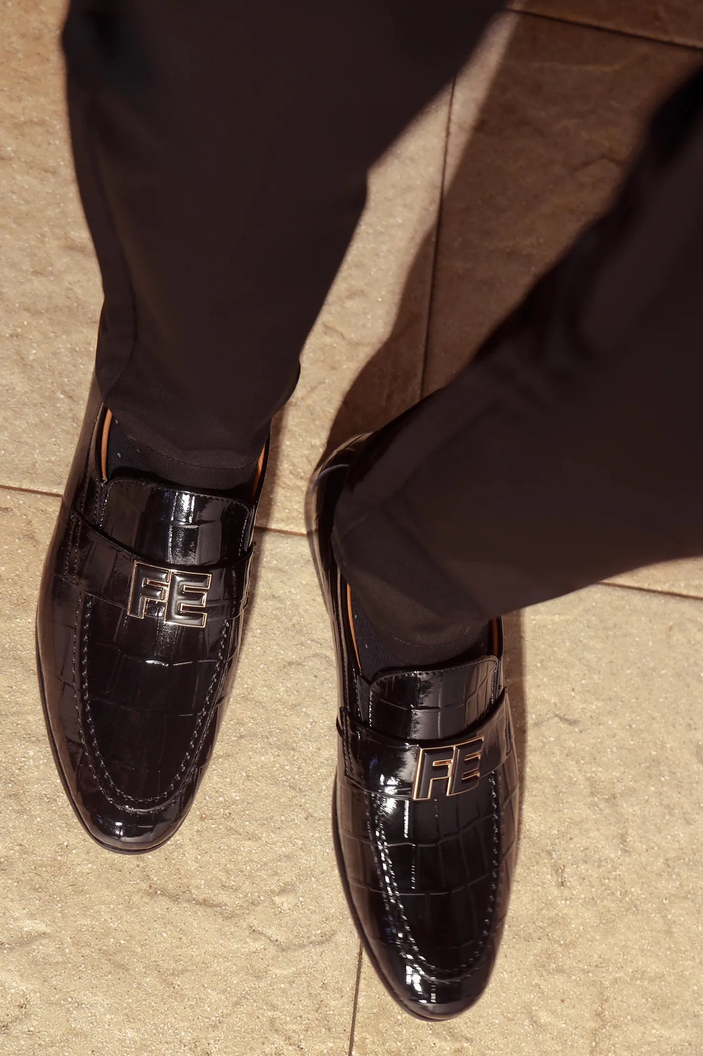 Style Core Midday Walk Black Formal Moccassins Shoes