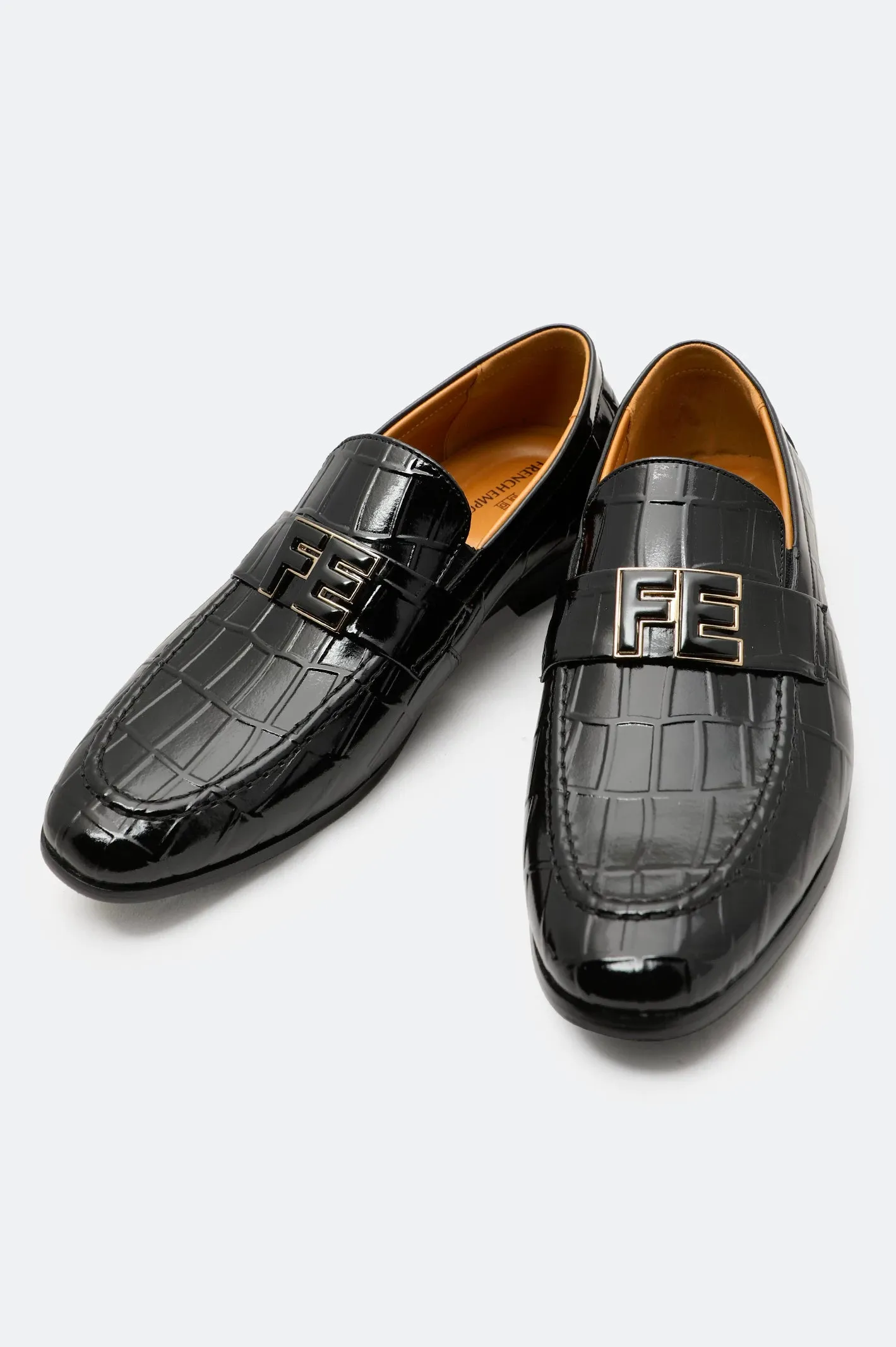 Shine Coat Black Formal Moccassins Shoes