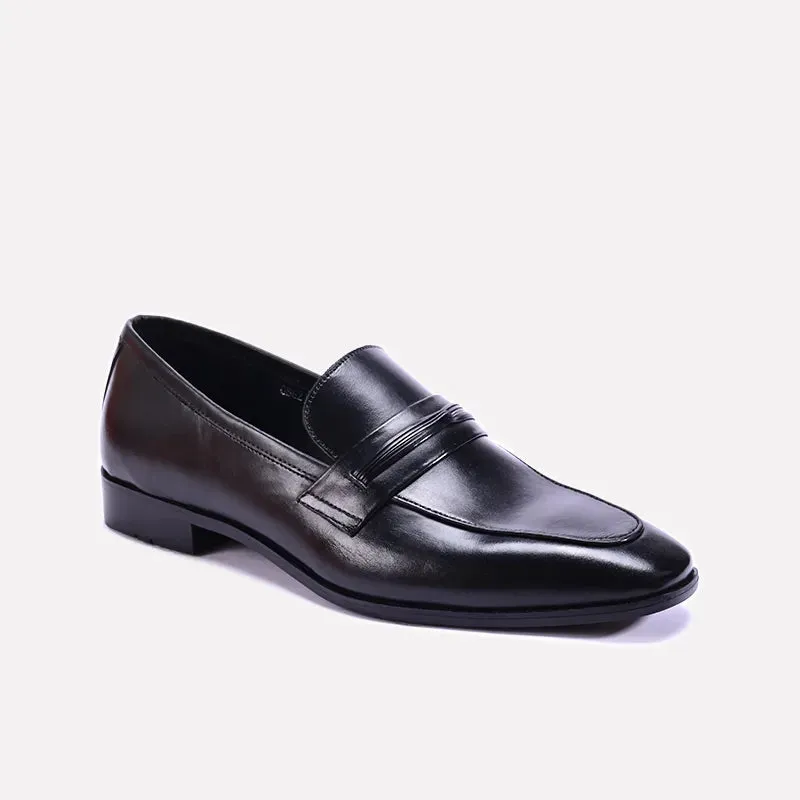 Silent Walk Clarendon Black Formal Slip On Shoes 0111283
