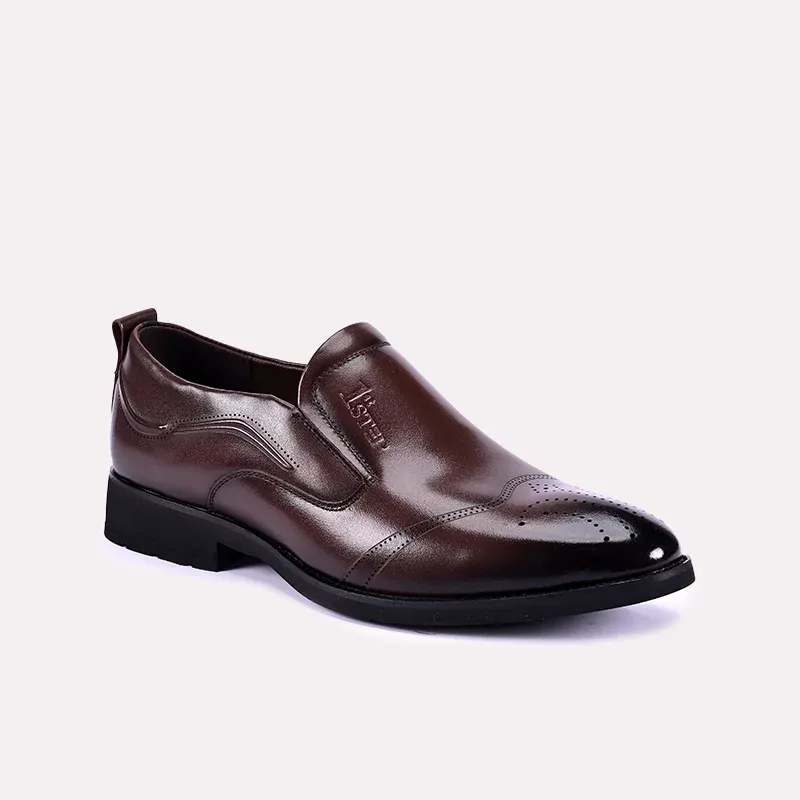 Christopher Brown Dress Shoes 0111229 French Mood Comfortable Sole