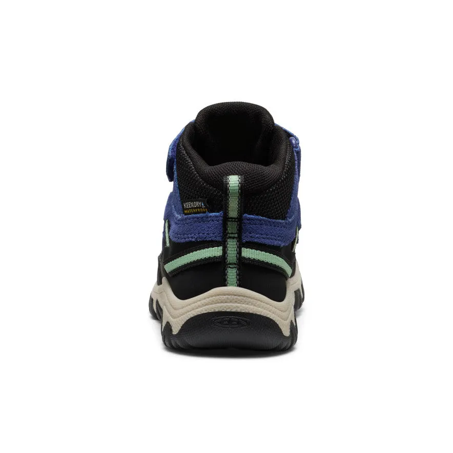 Moisture wicking Little Kids' Targhee IV Waterproof Hiking Boot  |  Skipper Blue/Hemlock