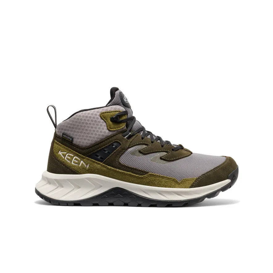 Rugged Built Night Travel Men's Hightrail Waterproof Hiking Boot  |  Steel Grey/Forest Night