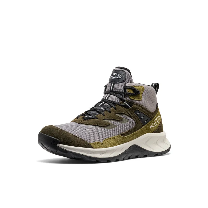 Seamless Comfort Work Commute Grey Storm Men's Hightrail Waterproof Hiking Boot  |  Steel Grey/Forest Night