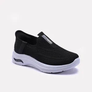 Black Comfy Sneakers 0440851 Everyday Sneakers AntiSlip