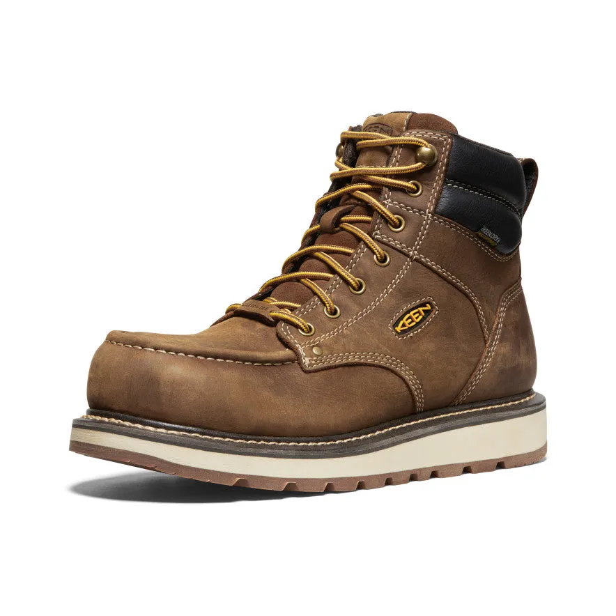 Cold Climate Casual Elegance Men's Cincinnati 6" Waterproof Boot (Carbon Toe)  |  Belgian/Sandshell