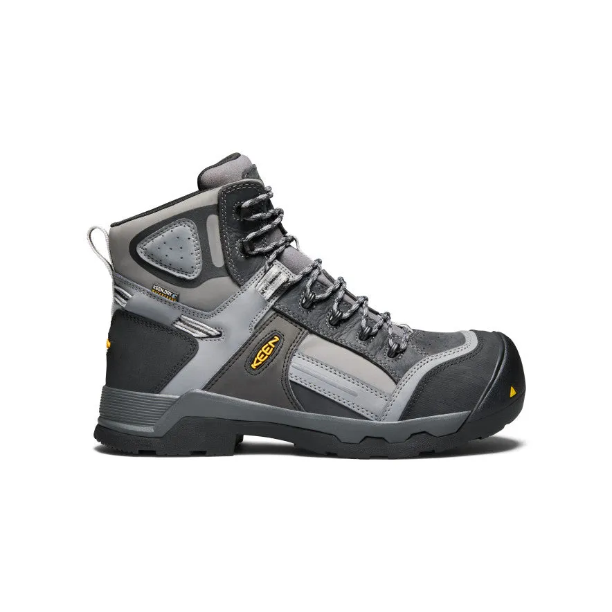 Men's Davenport 6" Insulated Waterproof Boot (Composite Toe)  |  Magnet/Steel Grey Quality craftsmanship Leather Material