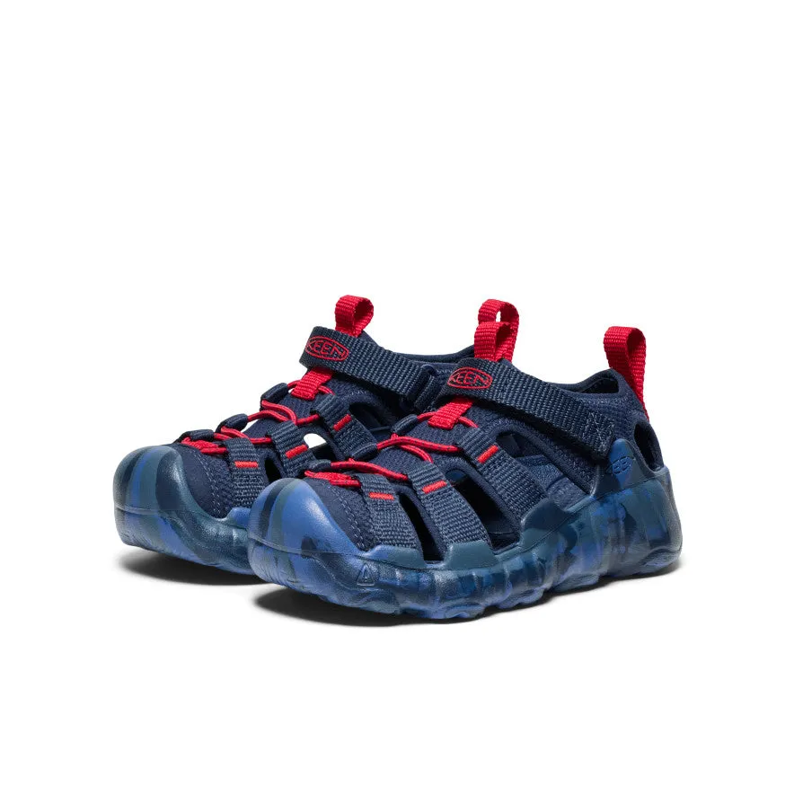 Shiny Gem Little Kids' Hyperport H2 Sandal  |  Naval Academy/Red Carpet