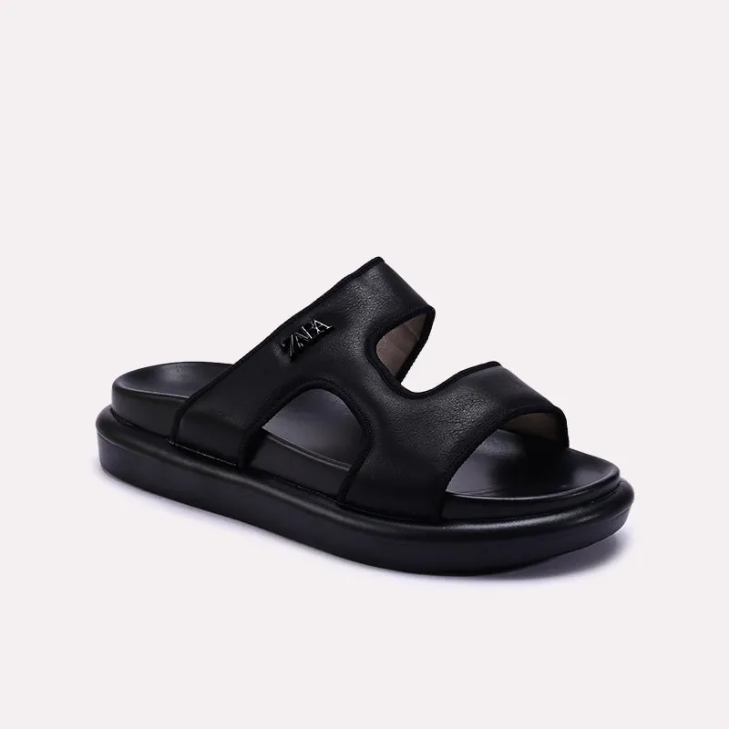 Easy Slip Shoes Quick On-The-Go Black Comfy Casual Slippers 0413330