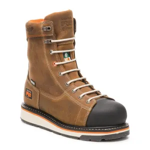 Gridworks Men's 8" Alloy Toe Leather Work Boots A12EZ french chic