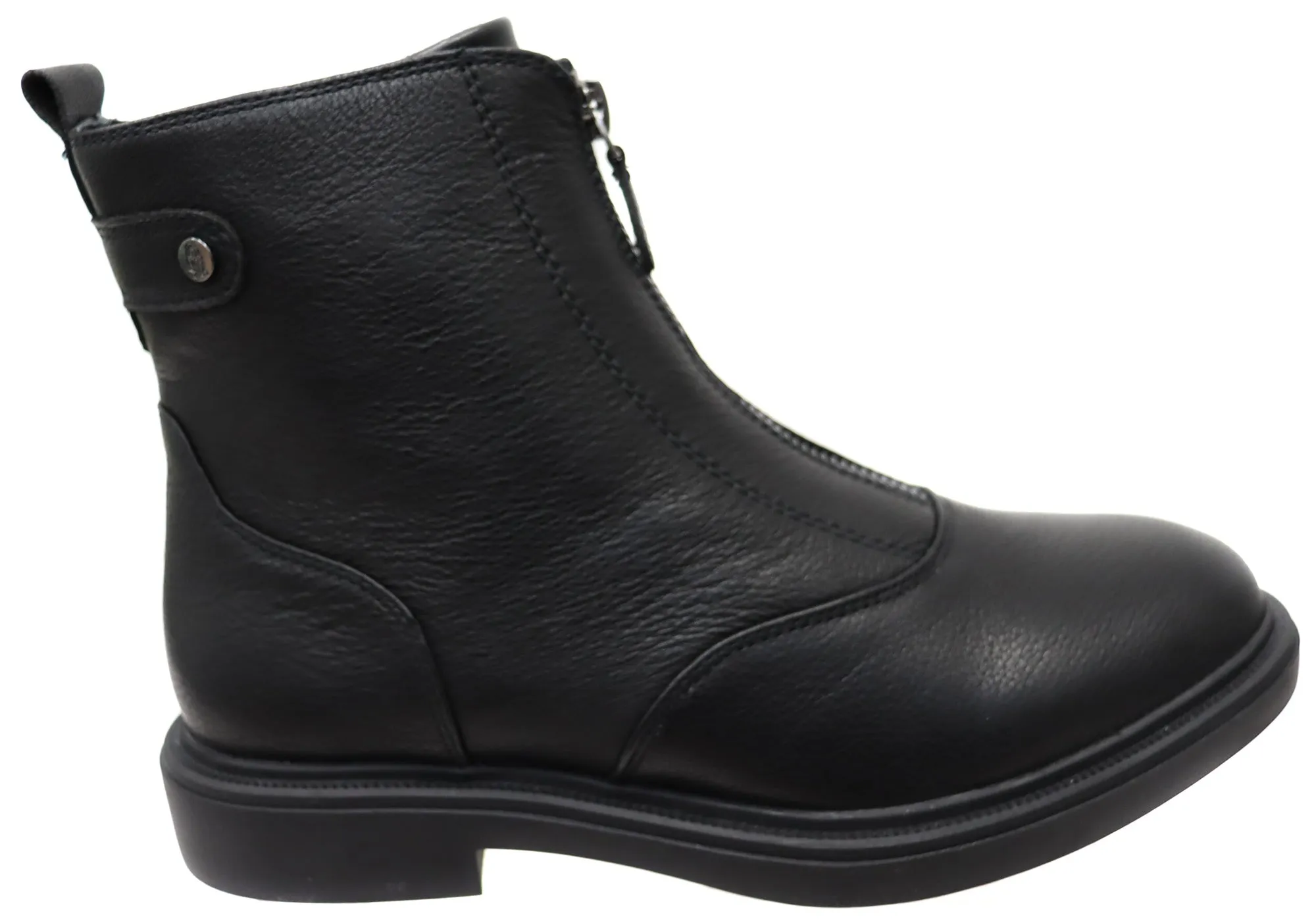 Flexible Frame Trail Runner Hush Puppies Albury Womens Comfortable Leather Ankle Boots