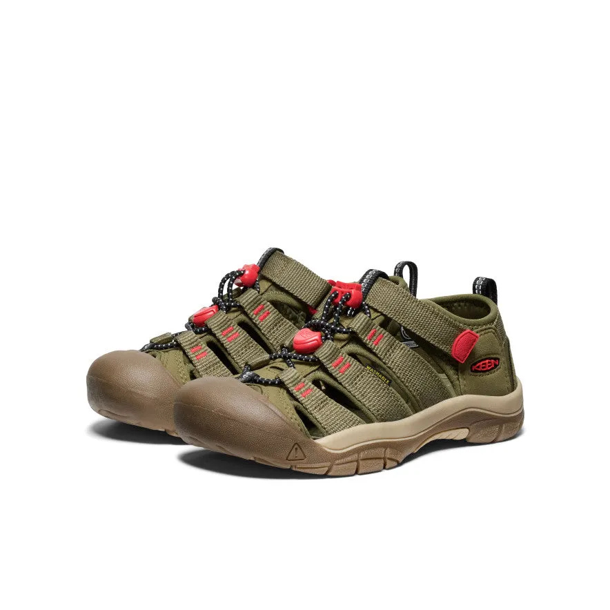Big Kids' Newport H2  |  Martini Olive/Aura Orange Beach Ready