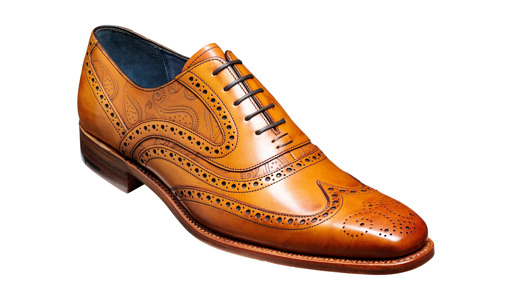 McClean - Cedar Calf / Paisley Laser Show Time Heel Pad