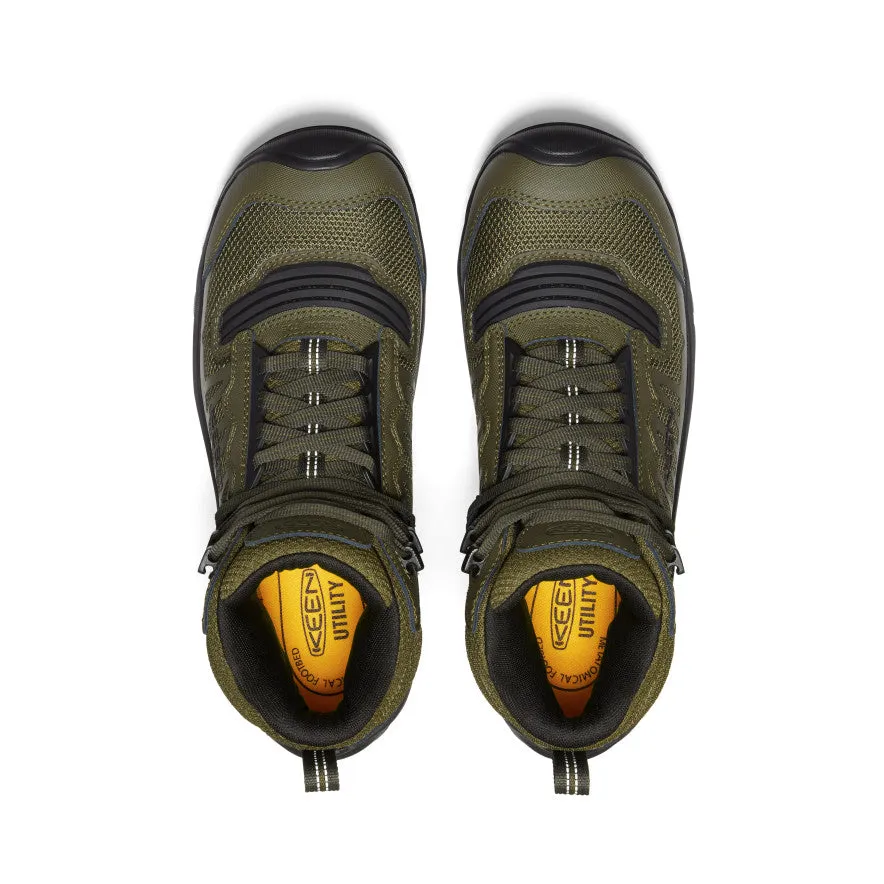 Comfortable Wear Men's Reno Mid Waterproof (Carbon Toe)  |  Dark Olive/Black