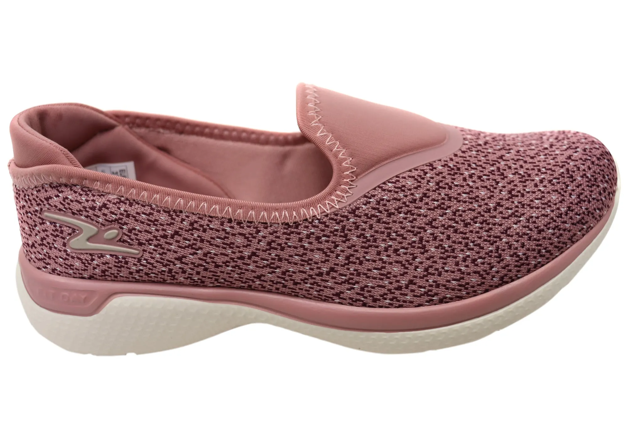 Adrun Cove Womens Comfortable Slip On Shoes Made In Brazil Shine Silver Cold Guard