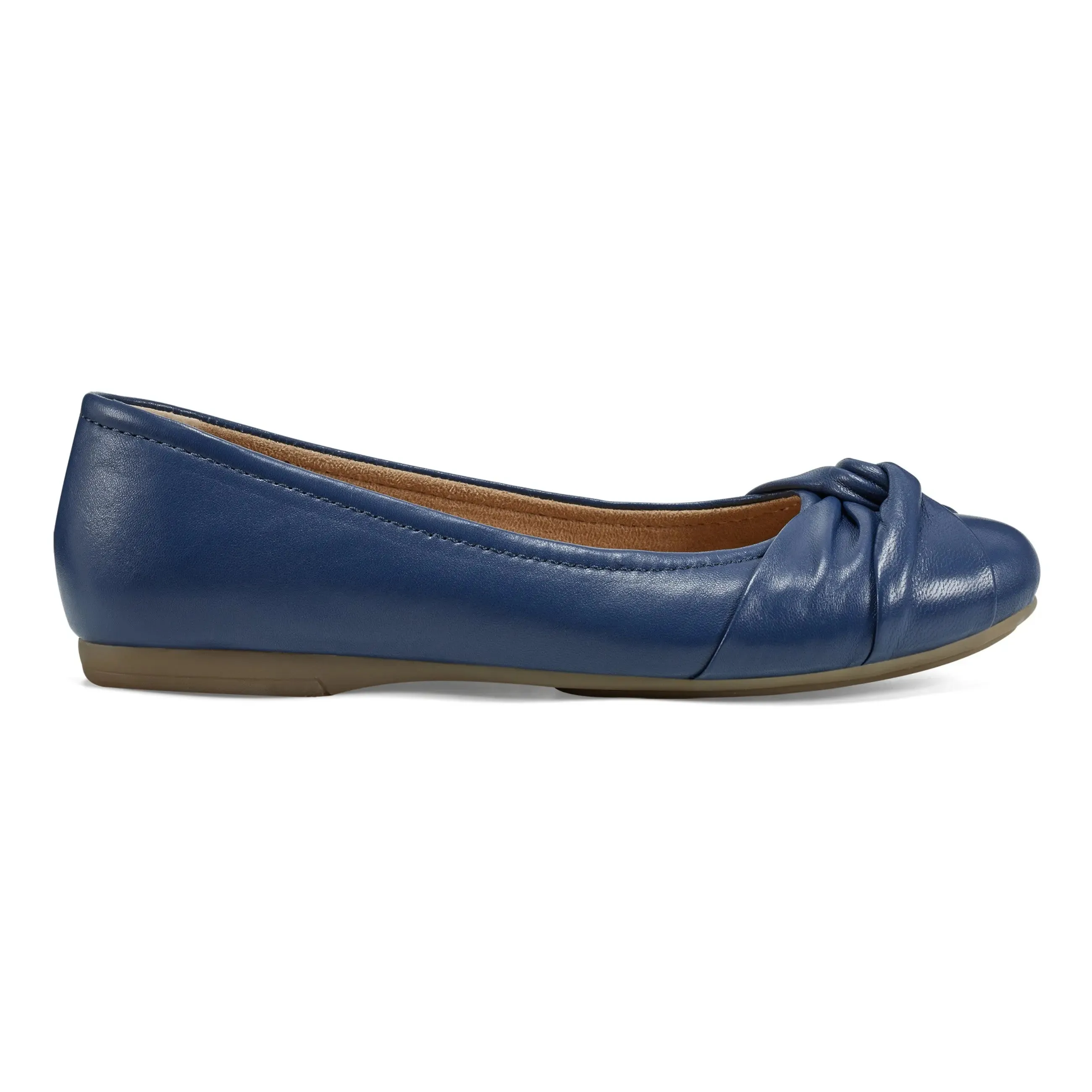 Jacci Lightweight Round Toe Slip-on Dress Flats clean design Support frame