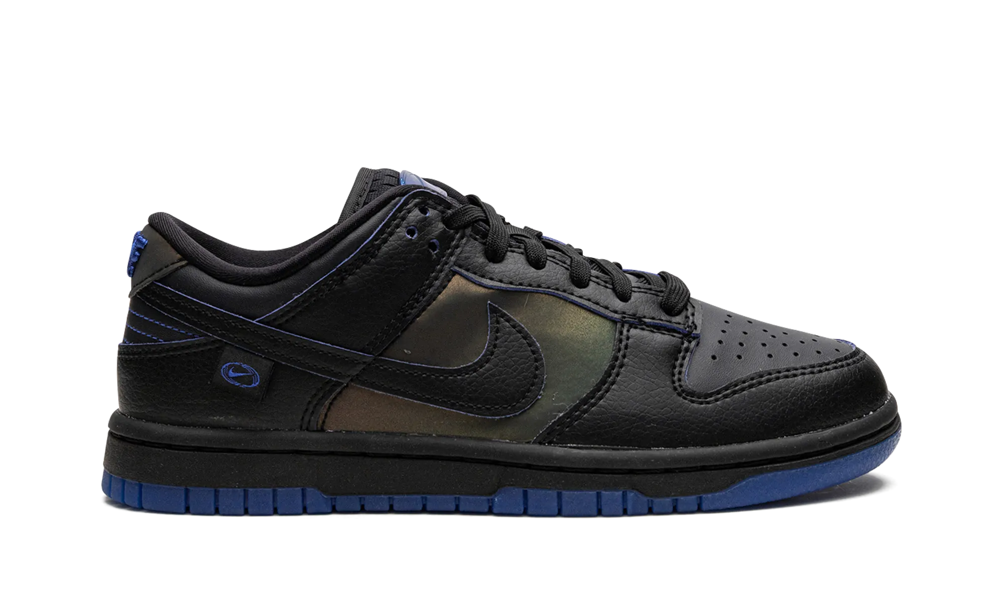 daily life Work Friendly DUNK LO MNS WMNS "Black Royal Iridescent"