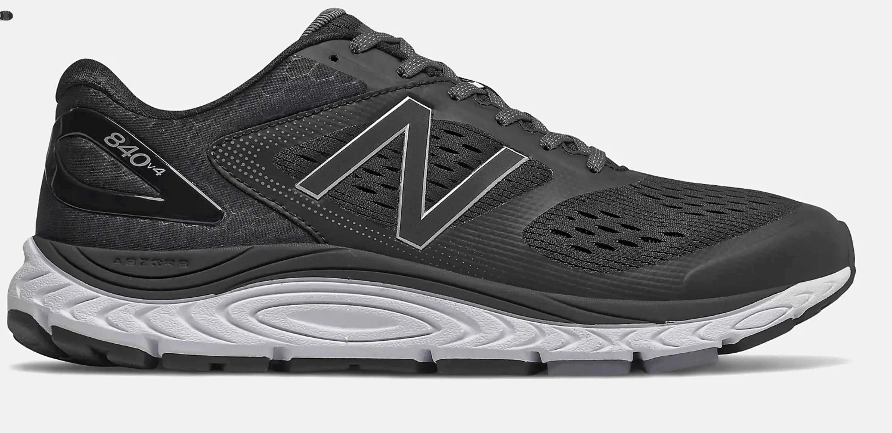 New Balance Fresh Foam - Black - 840BK4 Durable Overlay