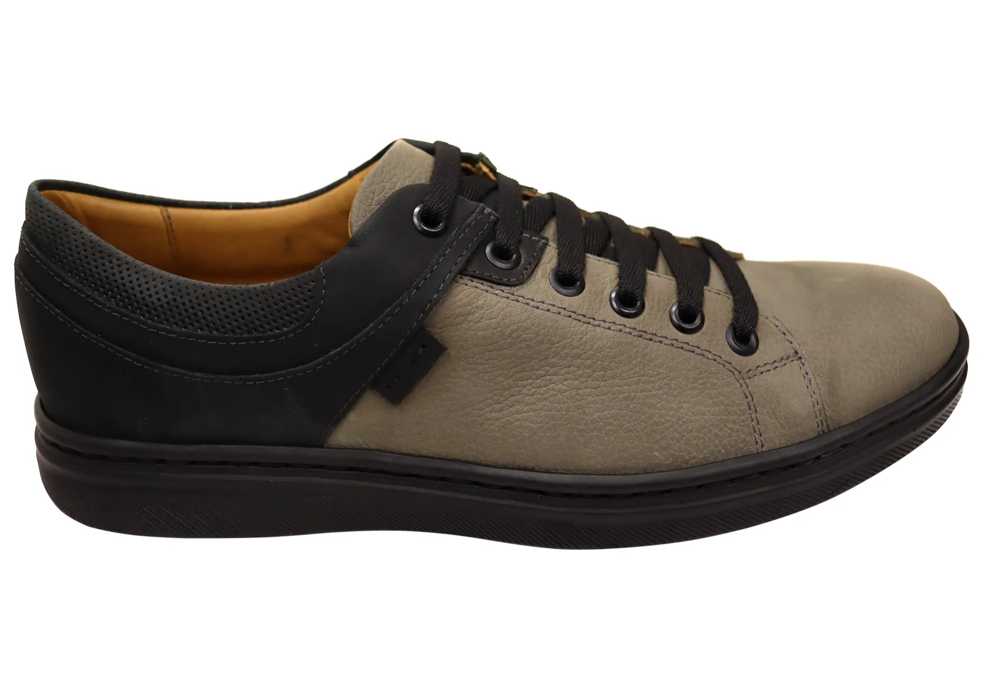 Breathable Sole Opananken Angus Mens Comfortable Brazilian Leather Lace Up Shoes