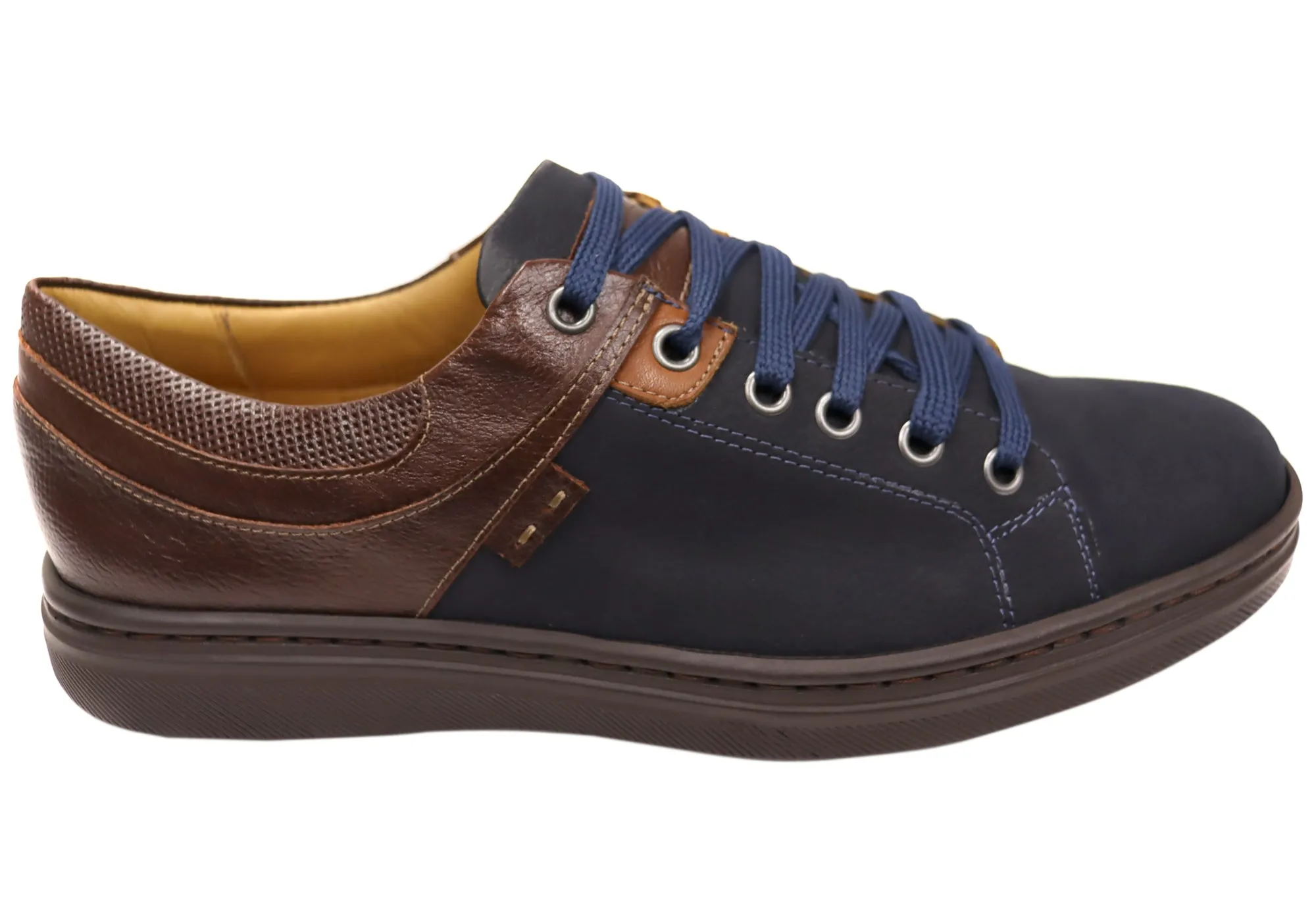 Air Mesh Outdoor Vibe Opananken Angus Mens Comfortable Brazilian Leather Lace Up Shoes