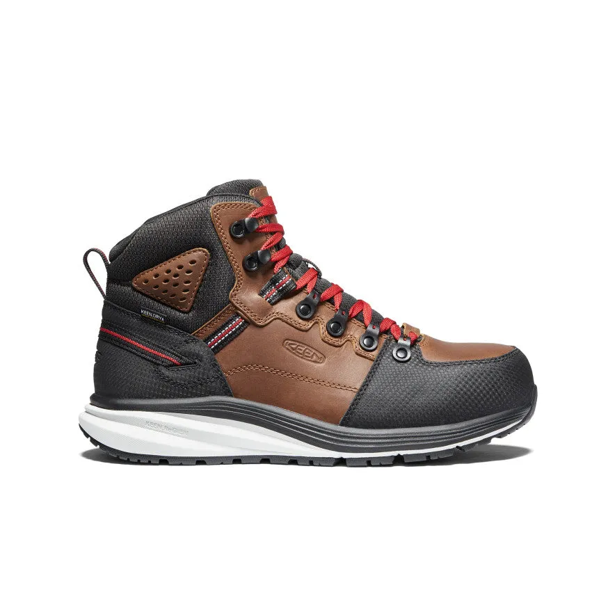 Protective Finish Mountain Climber Men's Red Hook Waterproof Boot (Carbon Toe)  |  Tobacco/Black