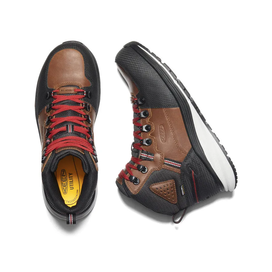 Men's Red Hook Waterproof Boot (Carbon Toe)  |  Tobacco/Black Flexible Material