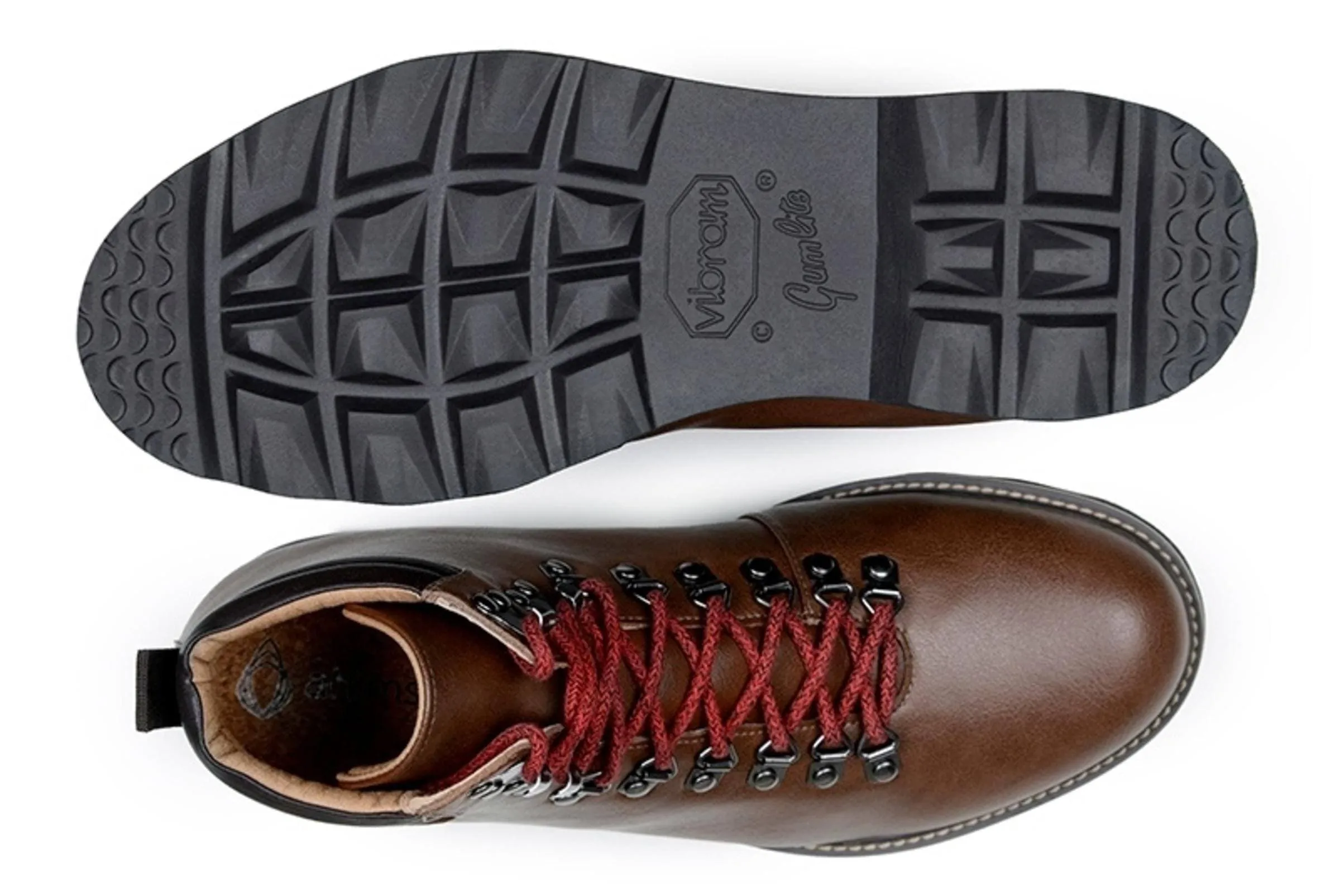 gift pick Comfortable Footbed 'Jeffery' Unisex Boots by Ahimsa - cognac