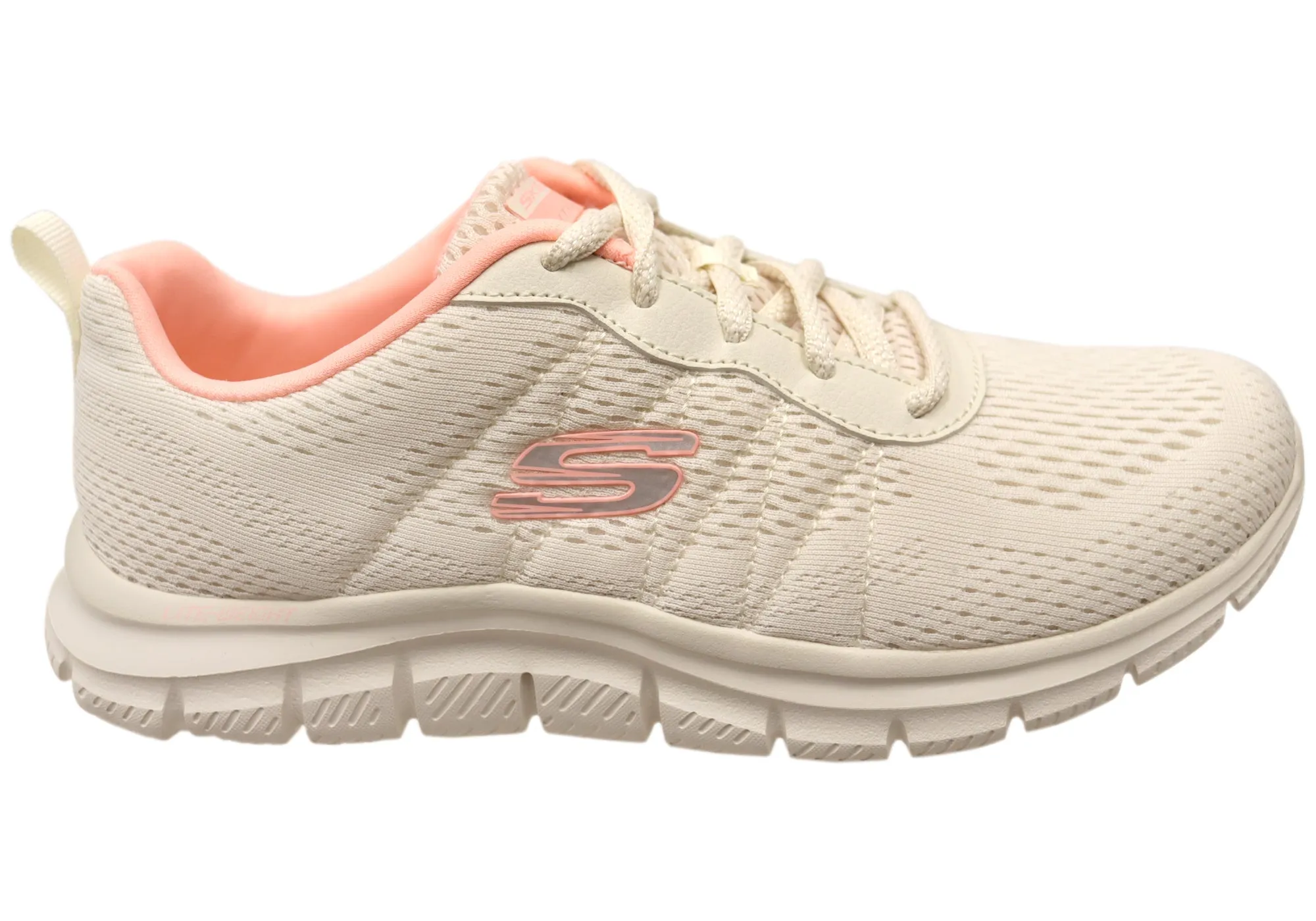 Skechers Womens Track New Staple Memory Foam Lace Up Shoes Formal Mode orthopedic