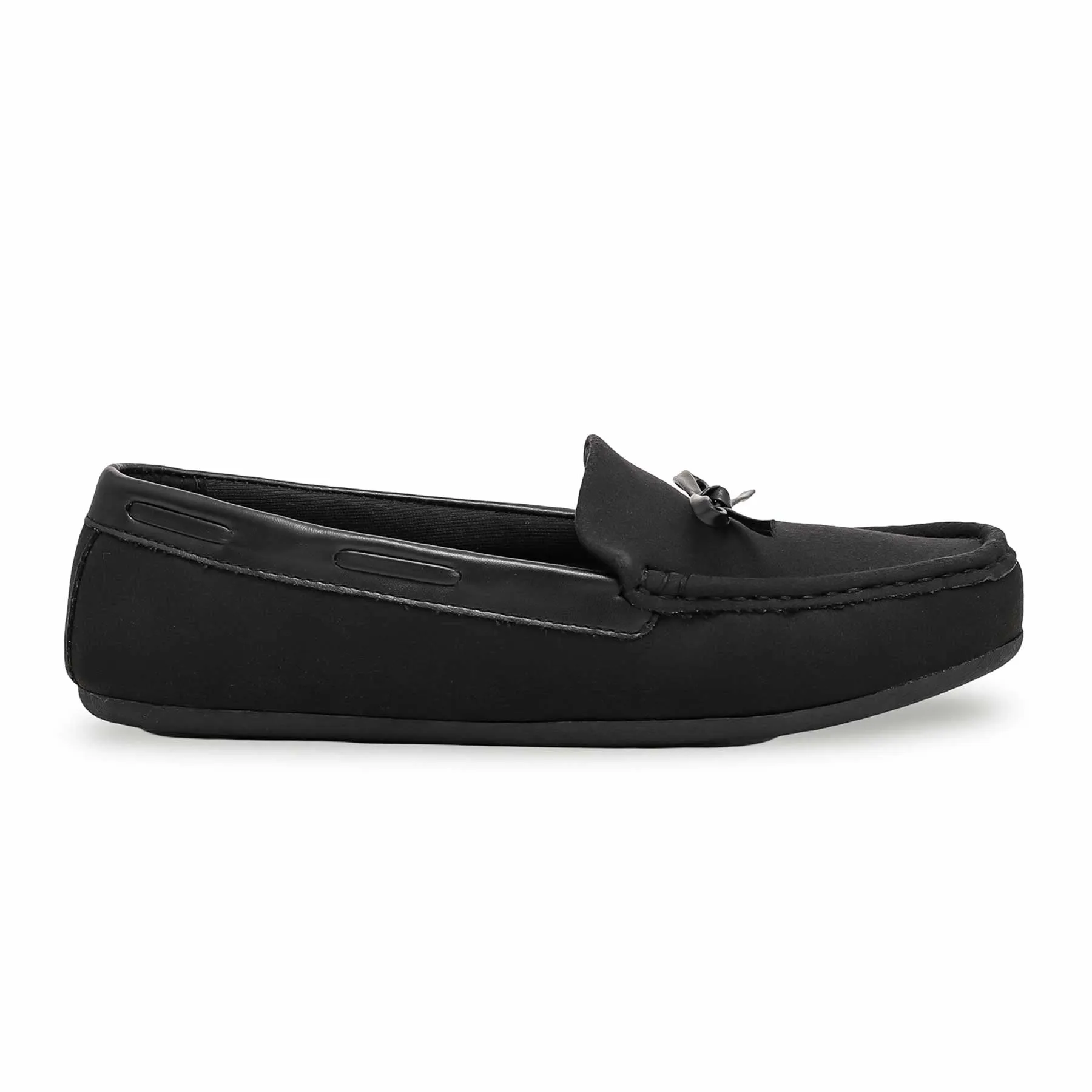 Black Moccasin WN4371 Chic Outfit Parent Pace