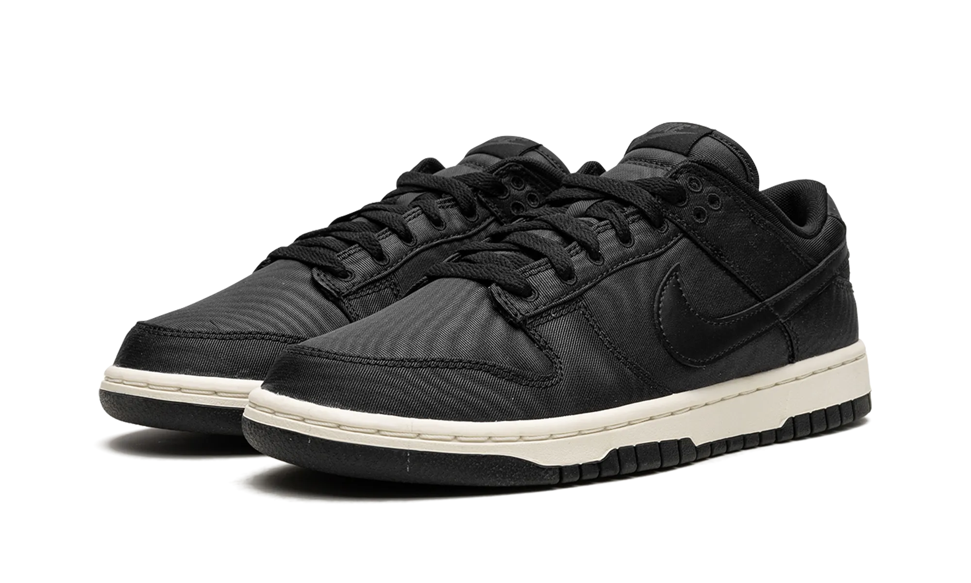 Dunk Low Retro PRM "Black Canvas" Daily Style