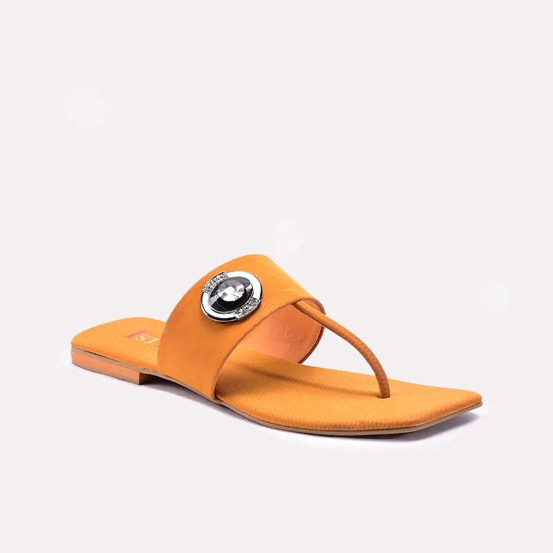 Womens Mustard Casual Slippers 0413288 Pond Walk
