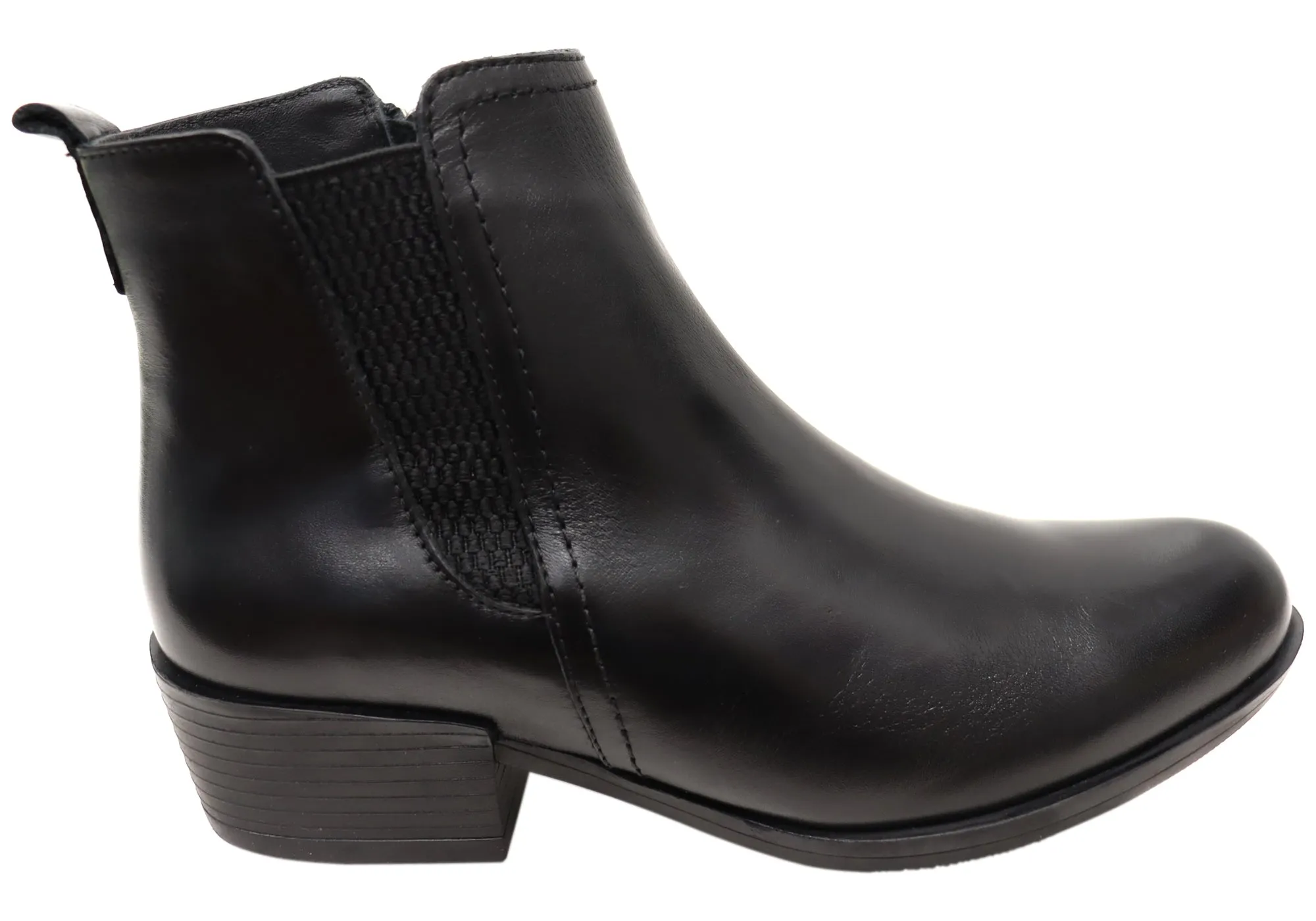 Orizonte Questa Womens European Comfortable Leather Ankle Boots Comfort Flex