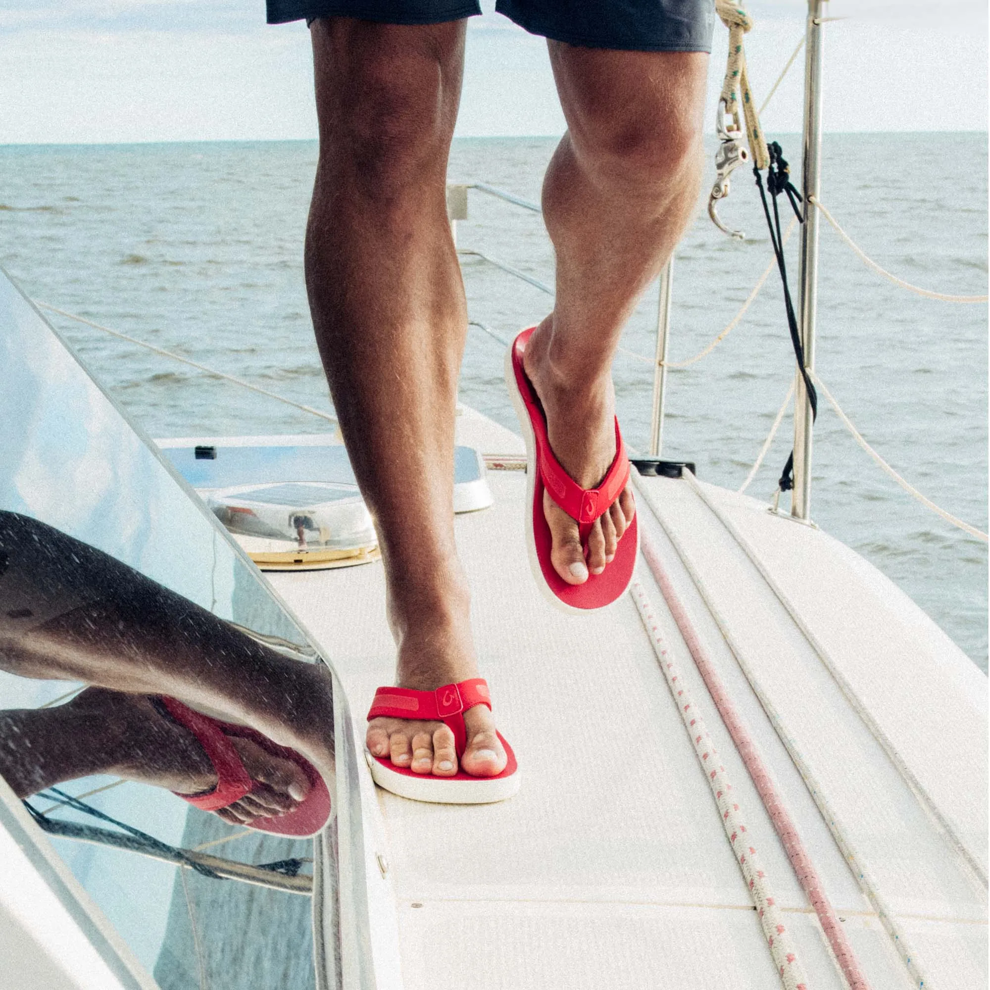 Leeward - Red Lava Strappy