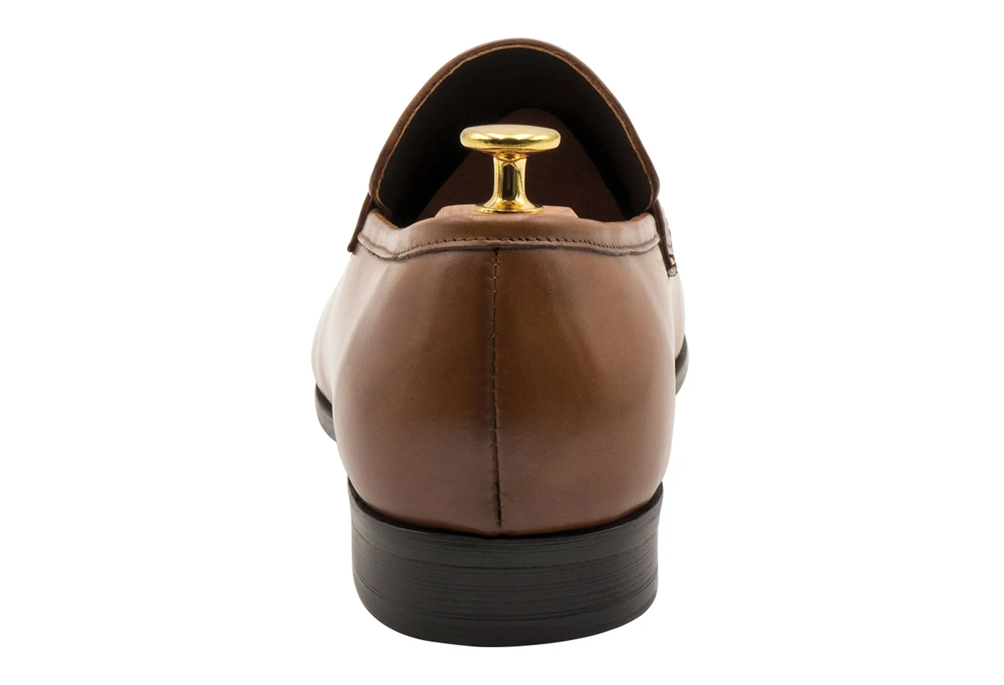 Mono Style Cushioned Insole Olavarria Cognac Penny Loafer