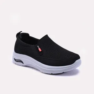 Walking Power Eco Ease Black Slip On Sneakers 0440846