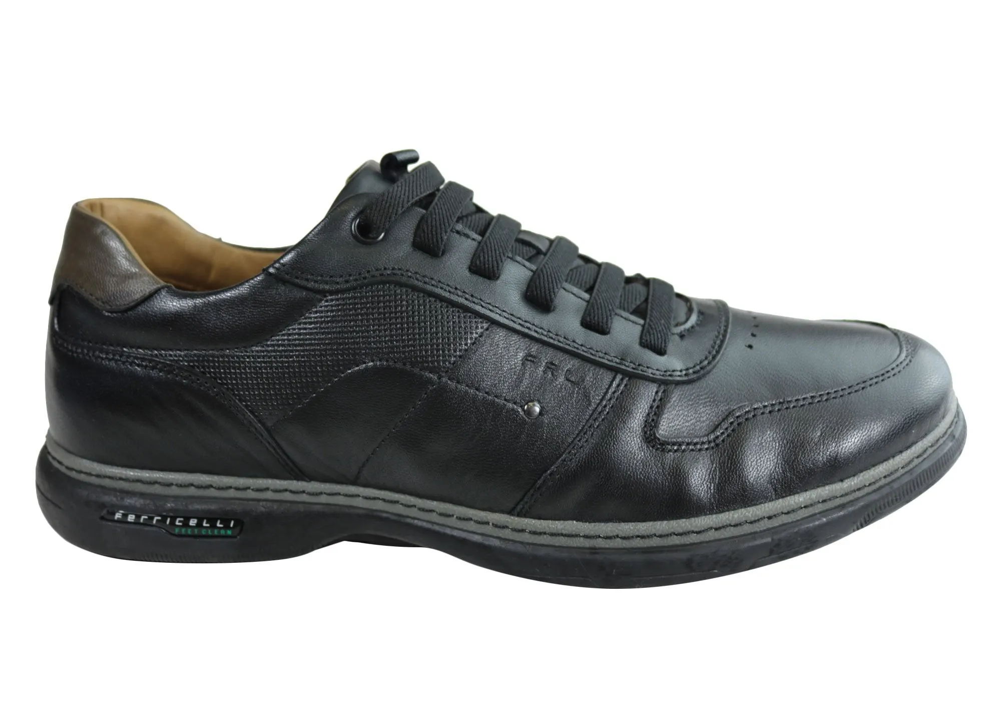Ferricelli Cole Mens Leather Slip On Casual Shoes Made In Brazil Chill Walk platform