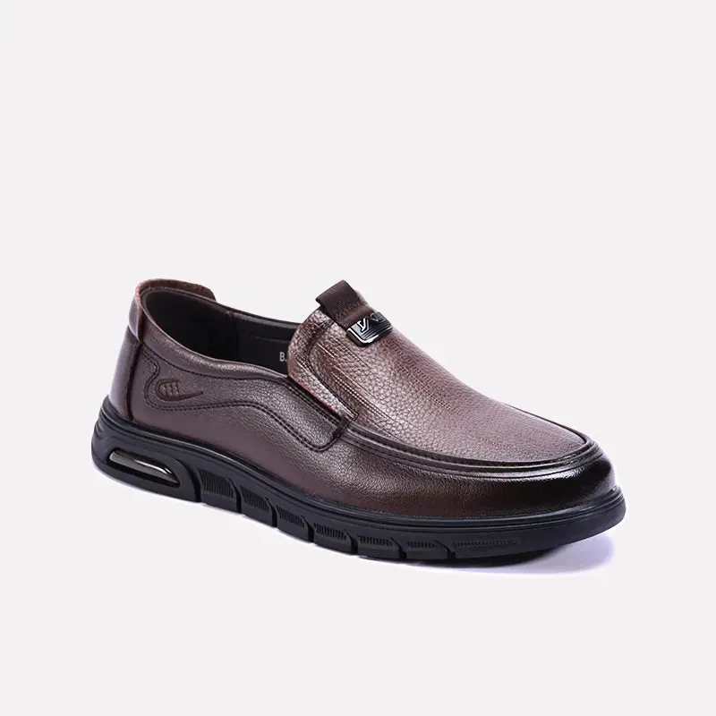 Hawthorne Brown Slip On Dress Shoes 0160475 Walking Friendly Event Go