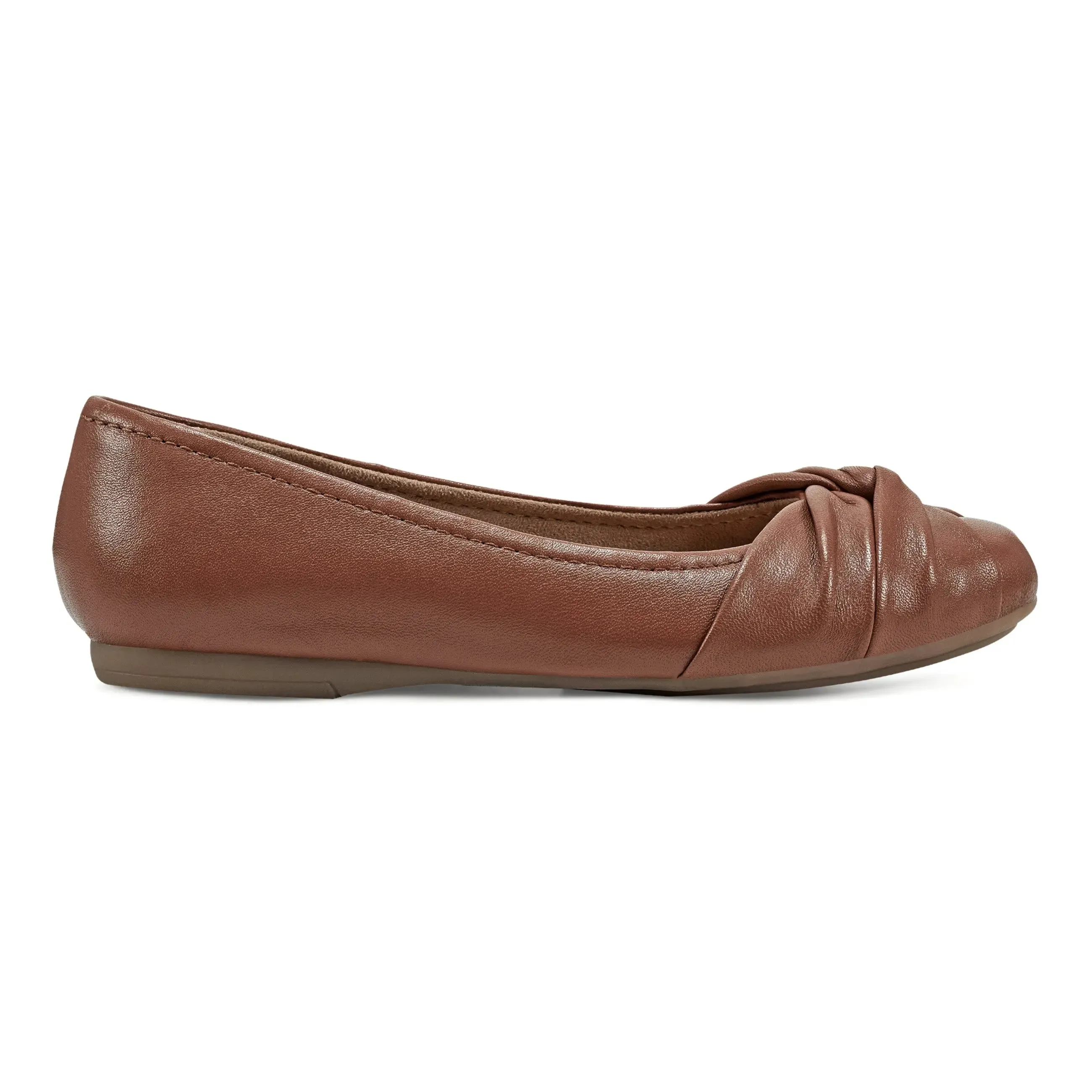 Quick Start Pavement Ready Jacci Lightweight Round Toe Slip-on Dress Flats