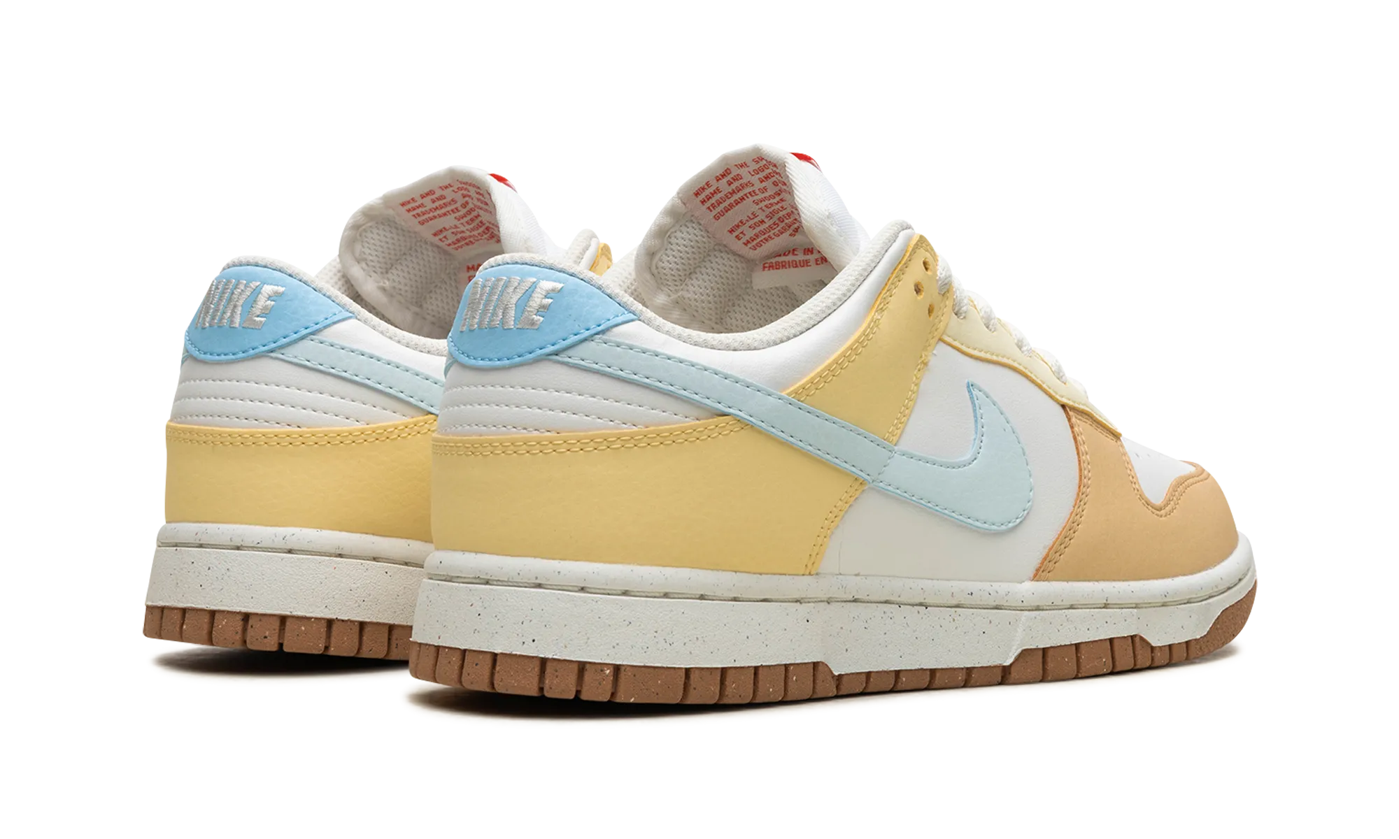 Low Rise Gentle Walk DUNK LOW WMNS "Soft Yellow"