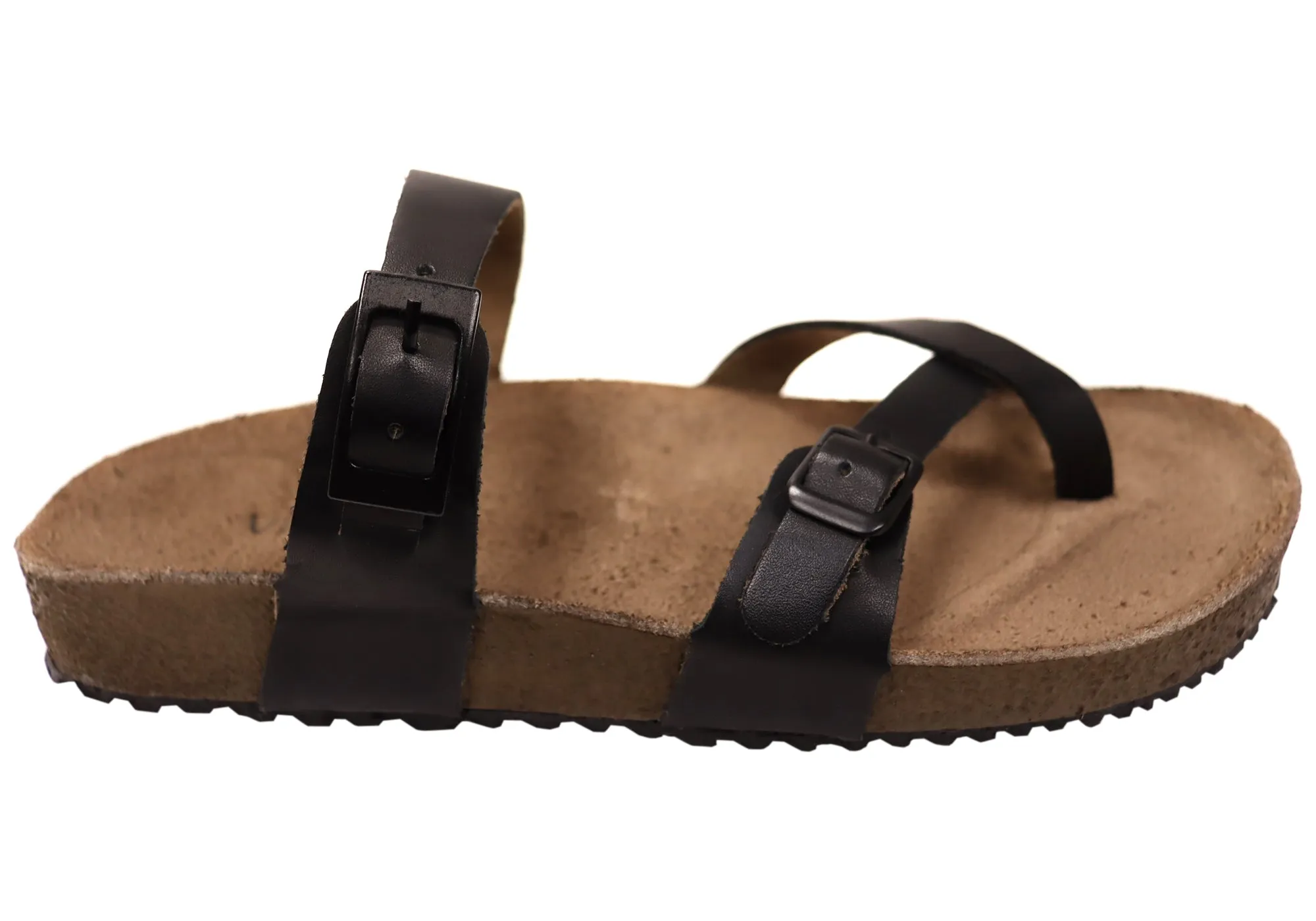 Via Paula Toto Womens Leather Comfort Thongs Sandals Made in Brazil Stiletto Heel Light Travel Sandals