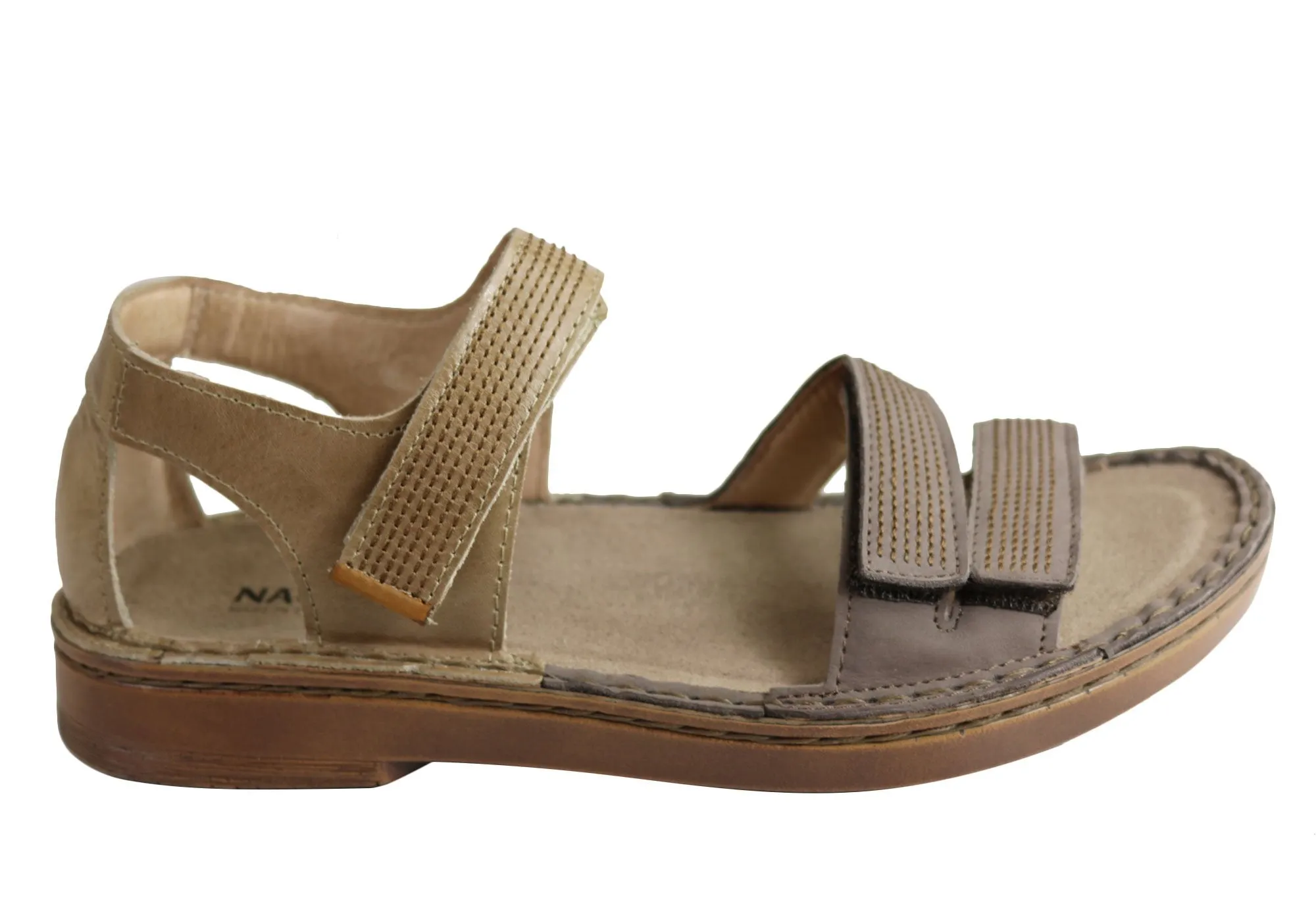 easy move Naot Amarante Womens Leather Wide Fit Orthotic Friendly Sandals
