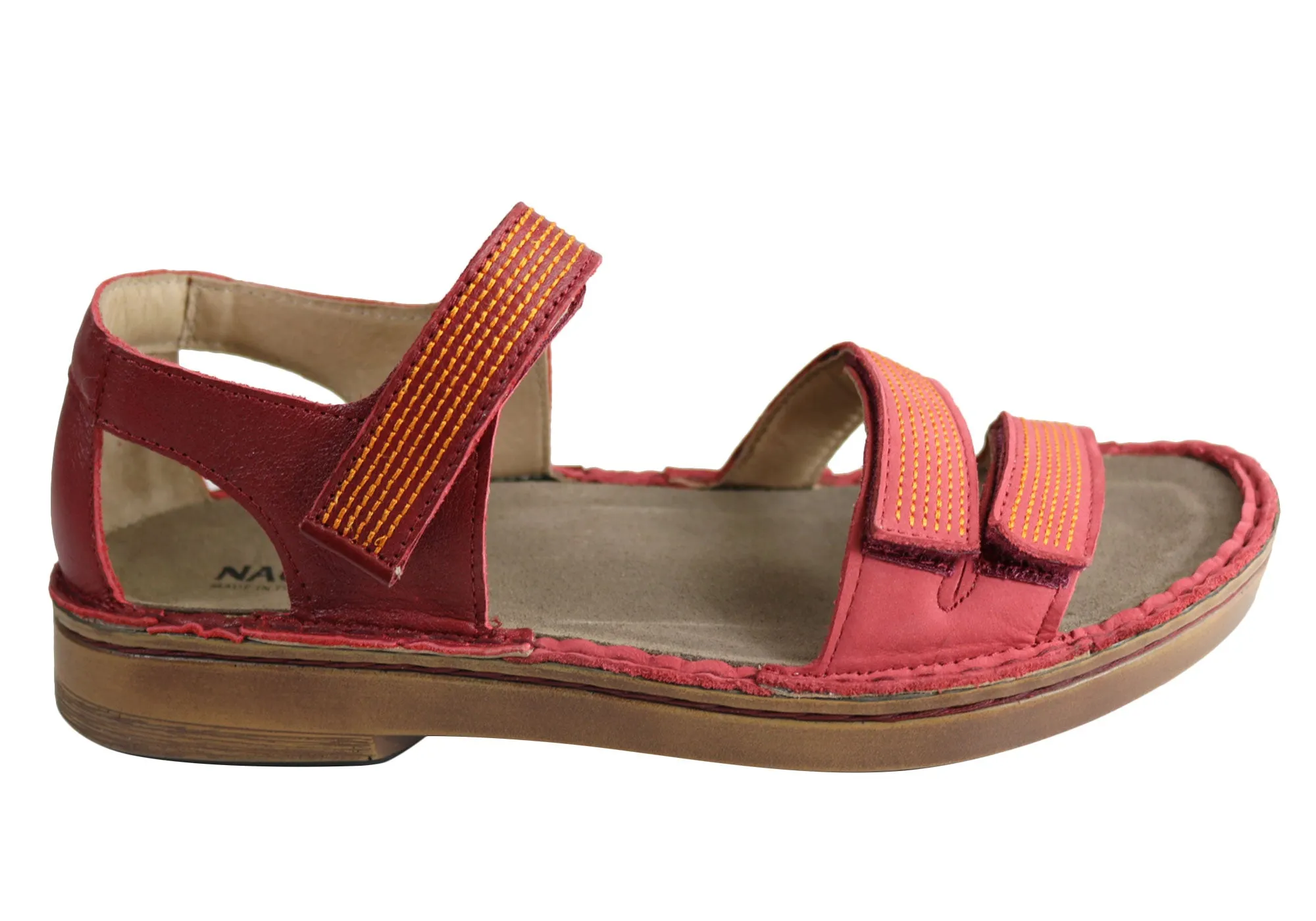 Naot Amarante Womens Leather Wide Fit Orthotic Friendly Sandals Event Chic